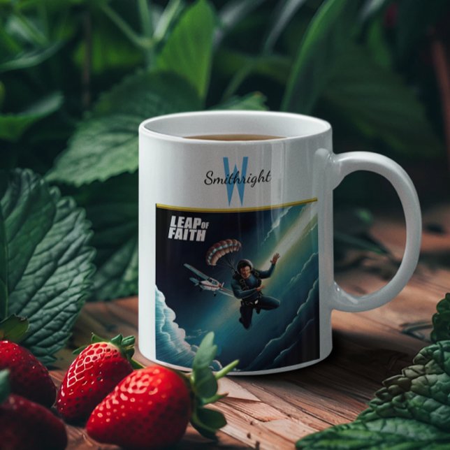 Skydiving Leap of Faith Kaffeetasse (Von Creator hochgeladen)