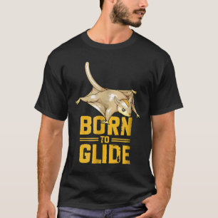Skydiving Lustiges Fliegendes Eichhörnchen Gleiter T-Shirt