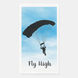 Skydiving Parachuting Design Gästetuch Serviette