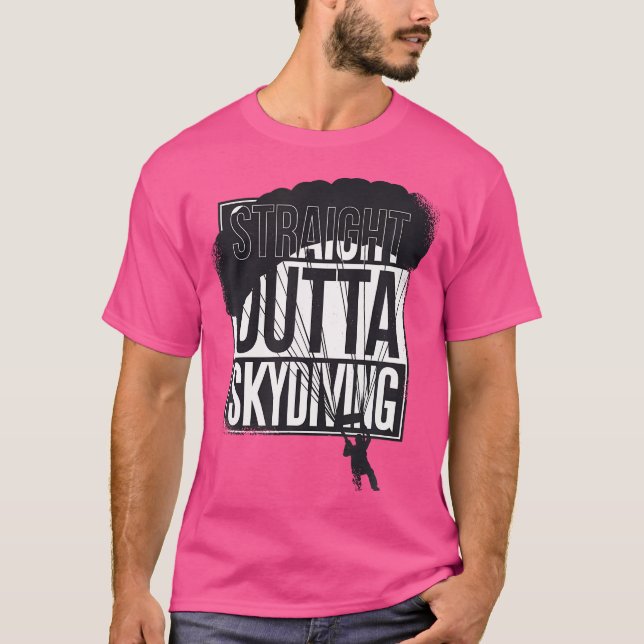 Skydiving Parachuting Skydive Apparel T-Shirt (Vorderseite)