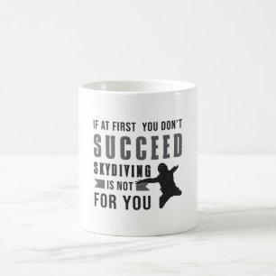 Skydiving Parachuting Skydiver Funny Gift Idee Kaffeetasse