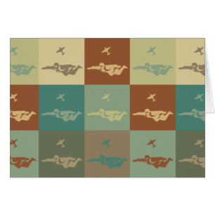 Skydiving Pop-Kunst