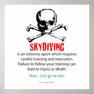 Skydiving Poster