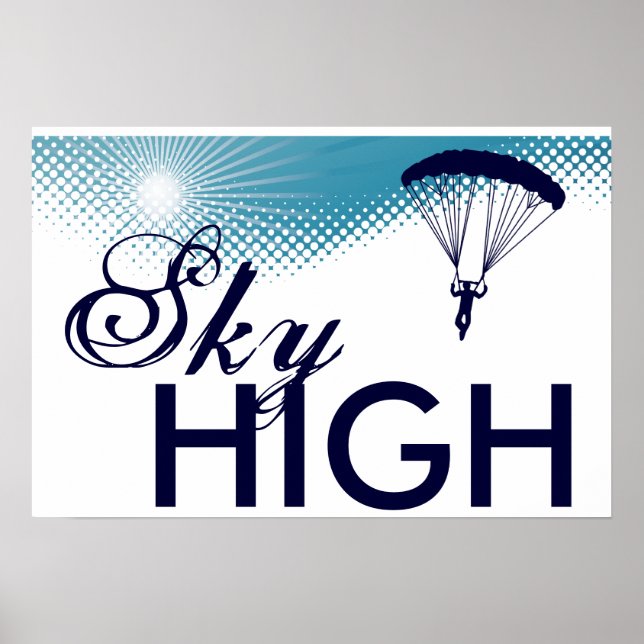 Skydiving Poster (Vorne)
