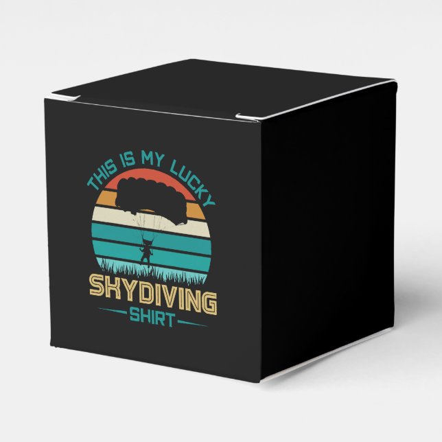 Skydiving School Portland Geschenkschachtel (Vorderseite)