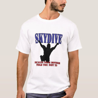 Skydiving Shirt-Silhouette T-Shirt