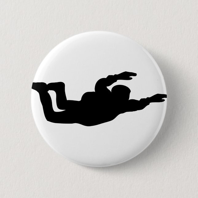 skydiving Skydiverikone Button (Vorderseite)
