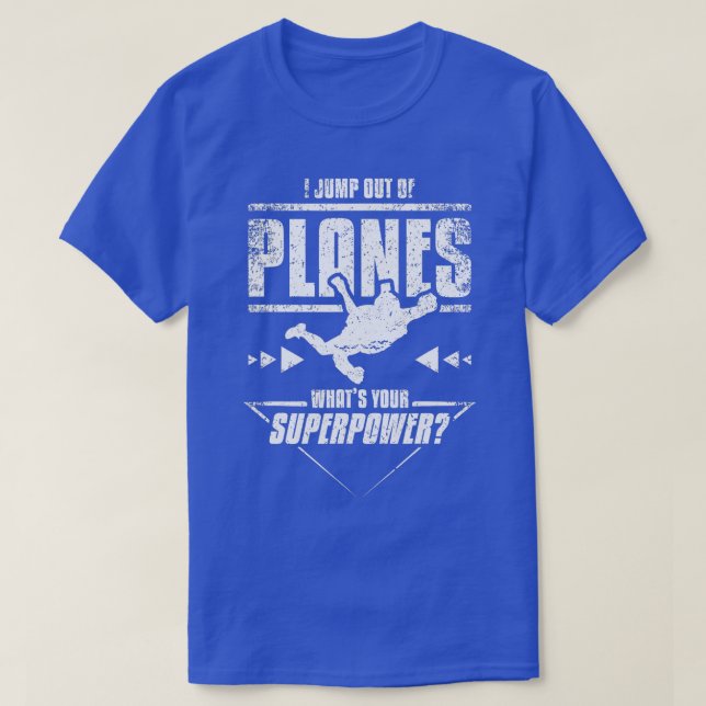 Skydiving Superpower T-Shirt (Design vorne)