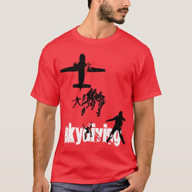 SKYDIVING T-Shirt (Vorderseite)