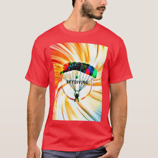 Skydiving Trend in Freiheitsfarbe Art 1 T-Shirt