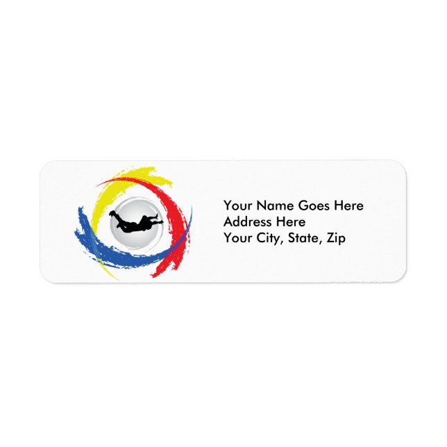 Skydiving Tricolor Emblem (Vorne)