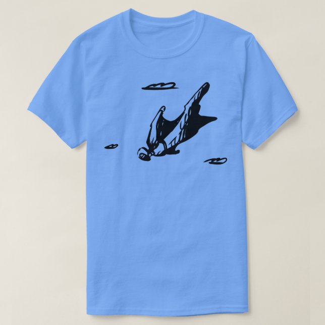Skydiving Wingsuit T-Shirt (Design vorne)