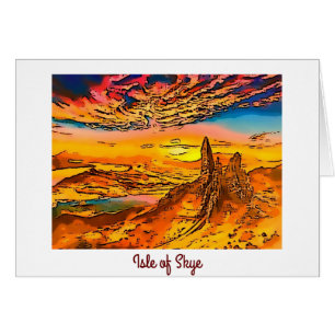 Skye alter Mann des Sturms Schottland