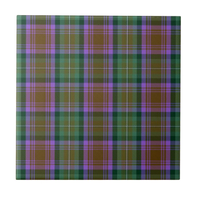 Skye Clan Jagd Tartan Kariert Fliese (Vorderseite)