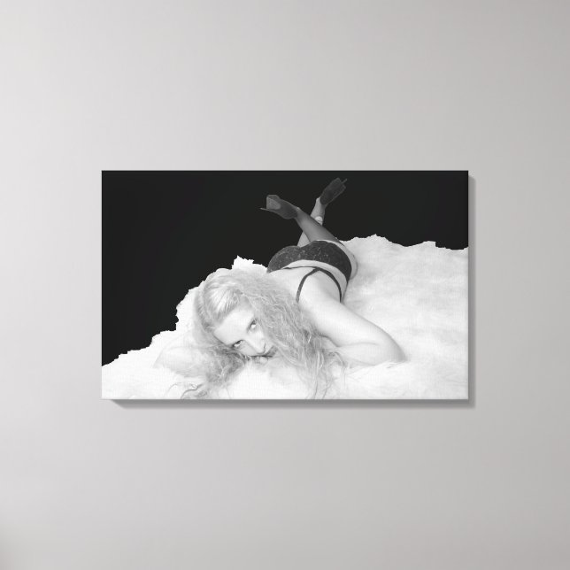 Skye Delamey Bär Teppich Leinwanddruck (Vorderseite)