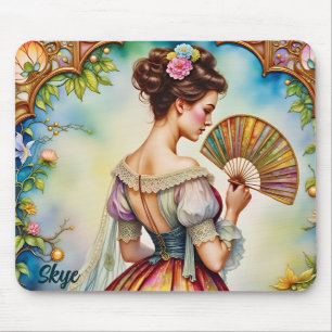 SKYE ~ Schöne Vintage Frau ~ Mousepad