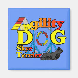 Skye_Terrier_Agility Magnet