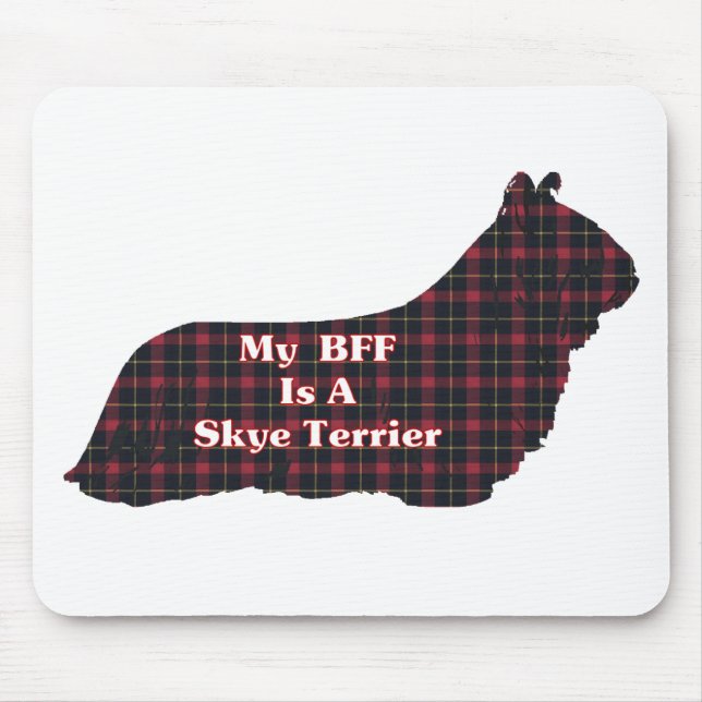 Skye Terrier BESTE FREUNDIN Geschenke Mousepad (Vorne)