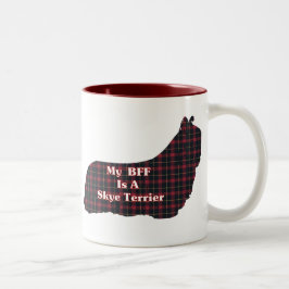 Skye Terrier BESTE FREUNDIN Geschenke Zweifarbige Tasse