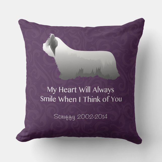 Skye Terrier Denken Sie an Ihr Design Kissen (Vorderseite)