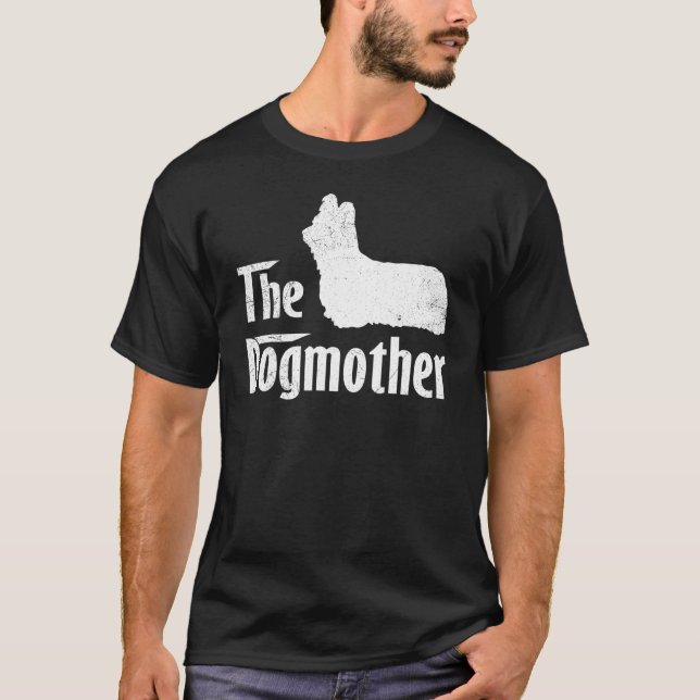 Skye Terrier Dog Mama Muttertag T-Shirt (Vorderseite)