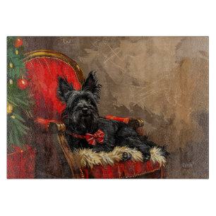 Skye Terrier Dog Weihnachtsfest Schneidebrett
