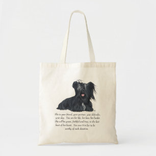 Skye Terrier FEMALE Keepake Tragetasche