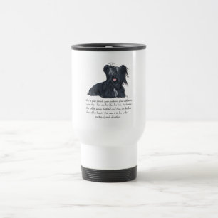 Skye Terrier FEMALE Keepake Travel Mug Reisebecher