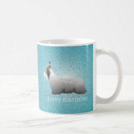 Skye Terrier Happy Birthday Design Tasse
