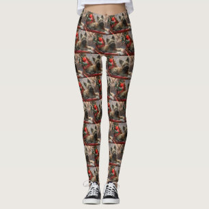 Skye Terrier Hund Weihnachtsfestlich Leggings