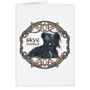 Skye Terrier in keltischer Knotkunst - Buchanan Ta