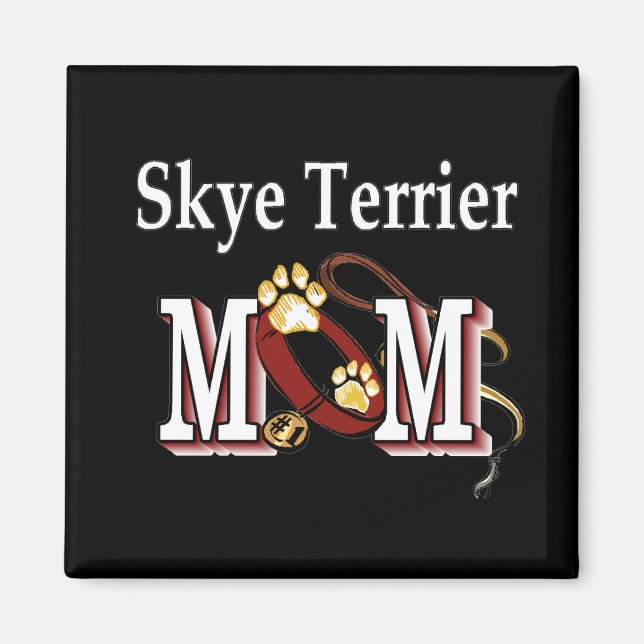 Skye Terrier MAMA Geschenke Magnet (Vorne)