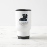 Skye Terrier MÄNNLICH Andenken-Reisebecher