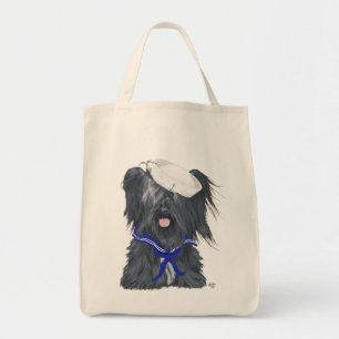 Skye Terrier Matrosen Strand Tote Tragetasche