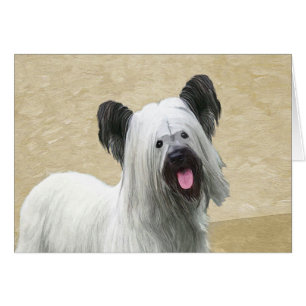 Skye Terrier Painting - Niedliche Original Dog Art