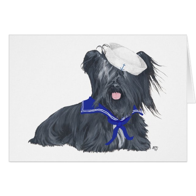 Skye Terrier Sailor (Vorderseite (Horizontal))