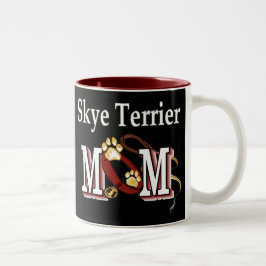 Skye Terrier Vater Geschenke Zweifarbige Tasse