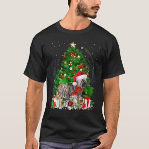 Skye Terrier Weihnachtsbaum Light Pajama Dog Xmas T-Shirt