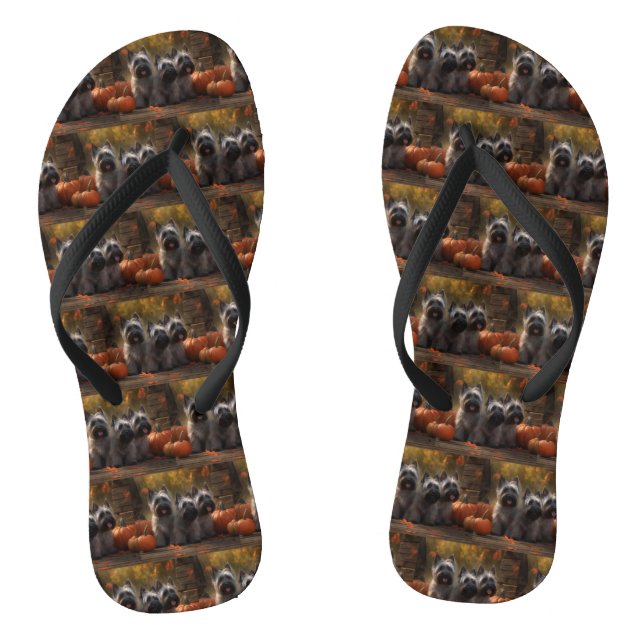Skye Terrier Welpe Autumn Delight Pumpen Flip Flops (Fußbett)