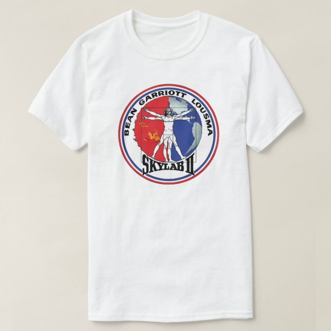 Skylab 2 Patch für die Mission des Vitruvian T-Shirt (Design vorne)
