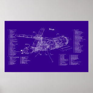 Skylab-Plan Poster