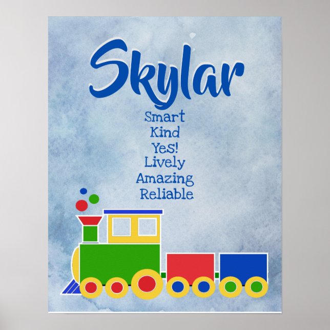 Skylar Name Poster (Vorne)