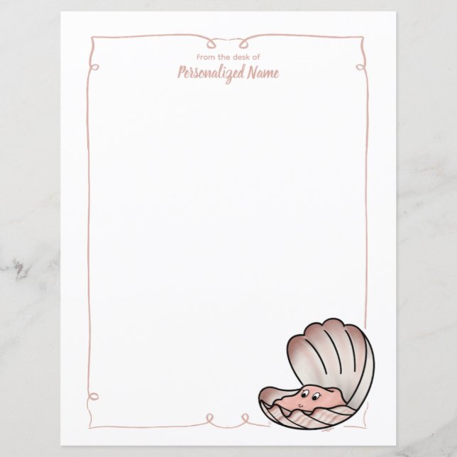 Skylar Scallop unbeschichtete Papierblätter (Vorderseite)