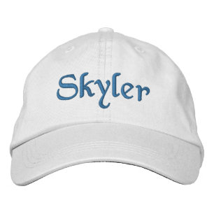 Skyler bestickte Baseballkappe / Hat Blue