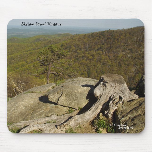 Skyline-Antriebsgebirge Virginia Mousepad (Vorne)