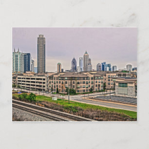 Skyline Atlanta Georgia Postkarte