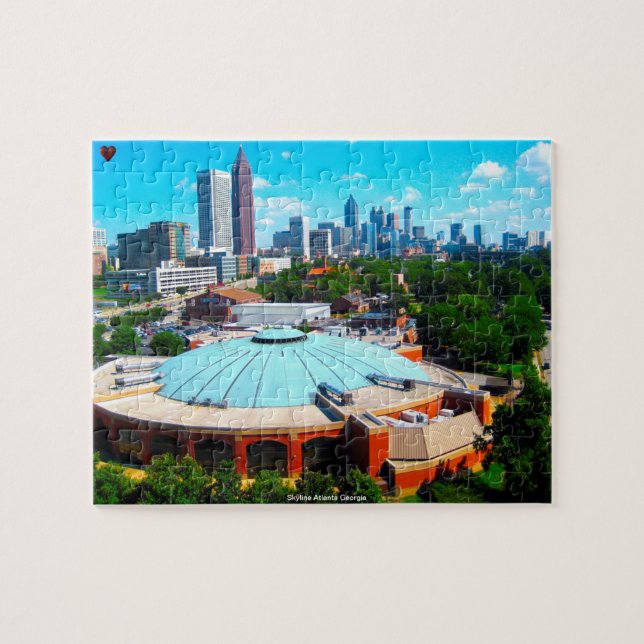 Skyline Atlanta Georgia Puzzle (Horizontal)