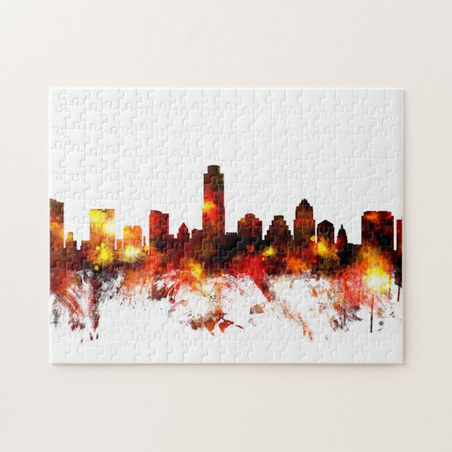 Skyline Austins Texas Puzzle (Horizontal)