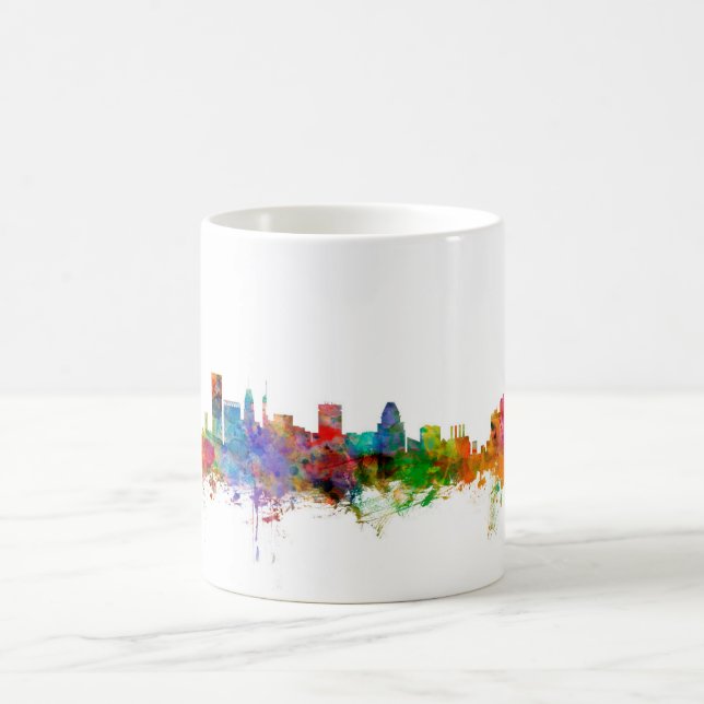 Skyline Baltimores Maryland Tasse (Mittel)