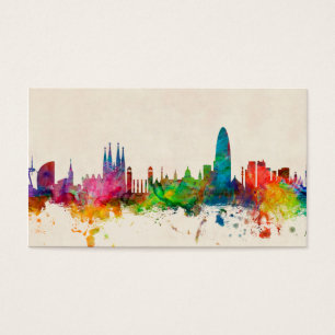 Skyline Barcelonas Spanien